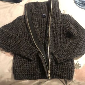 Gap Zip Up Sweater Small